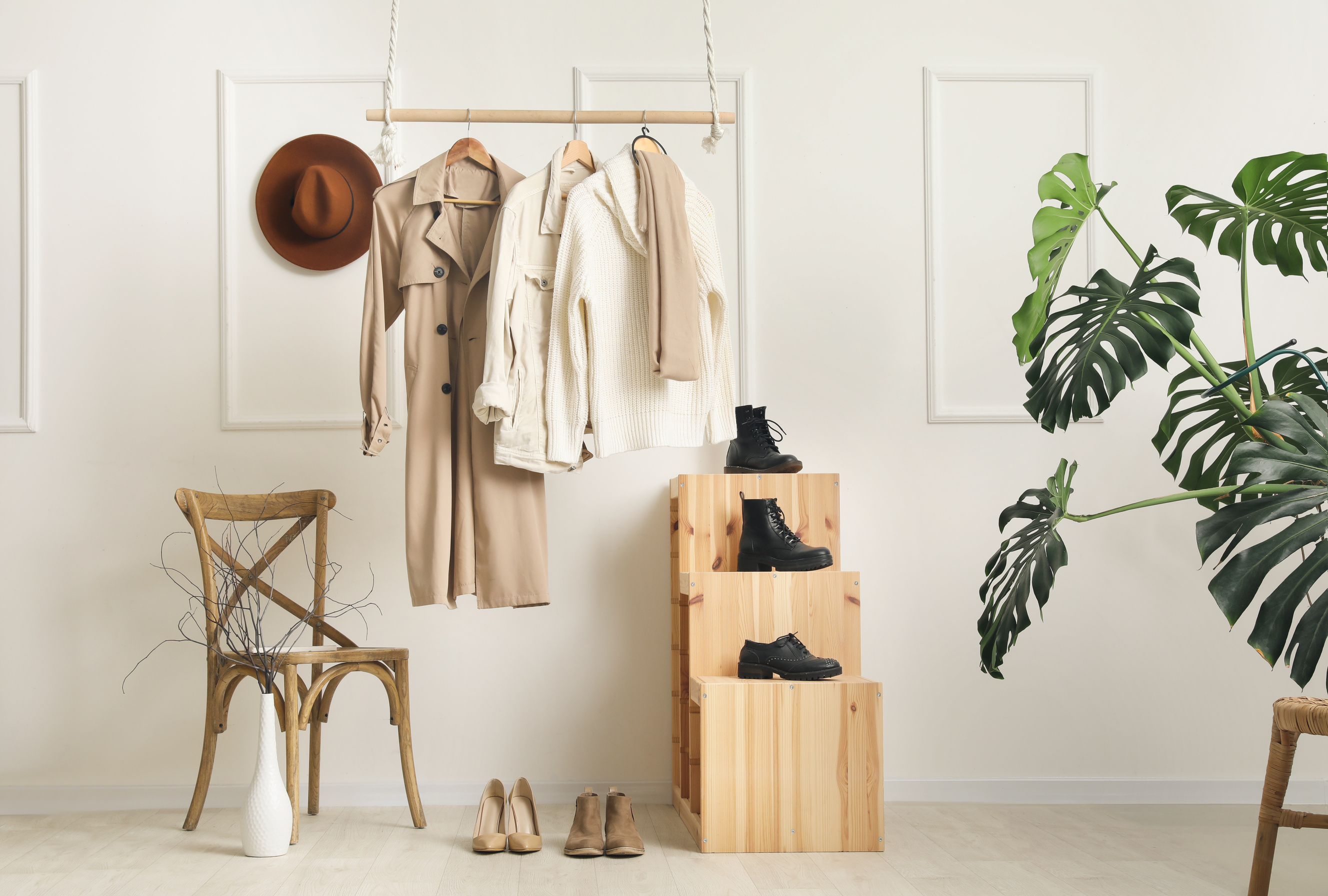Creative Interior of Modern Wardrobe